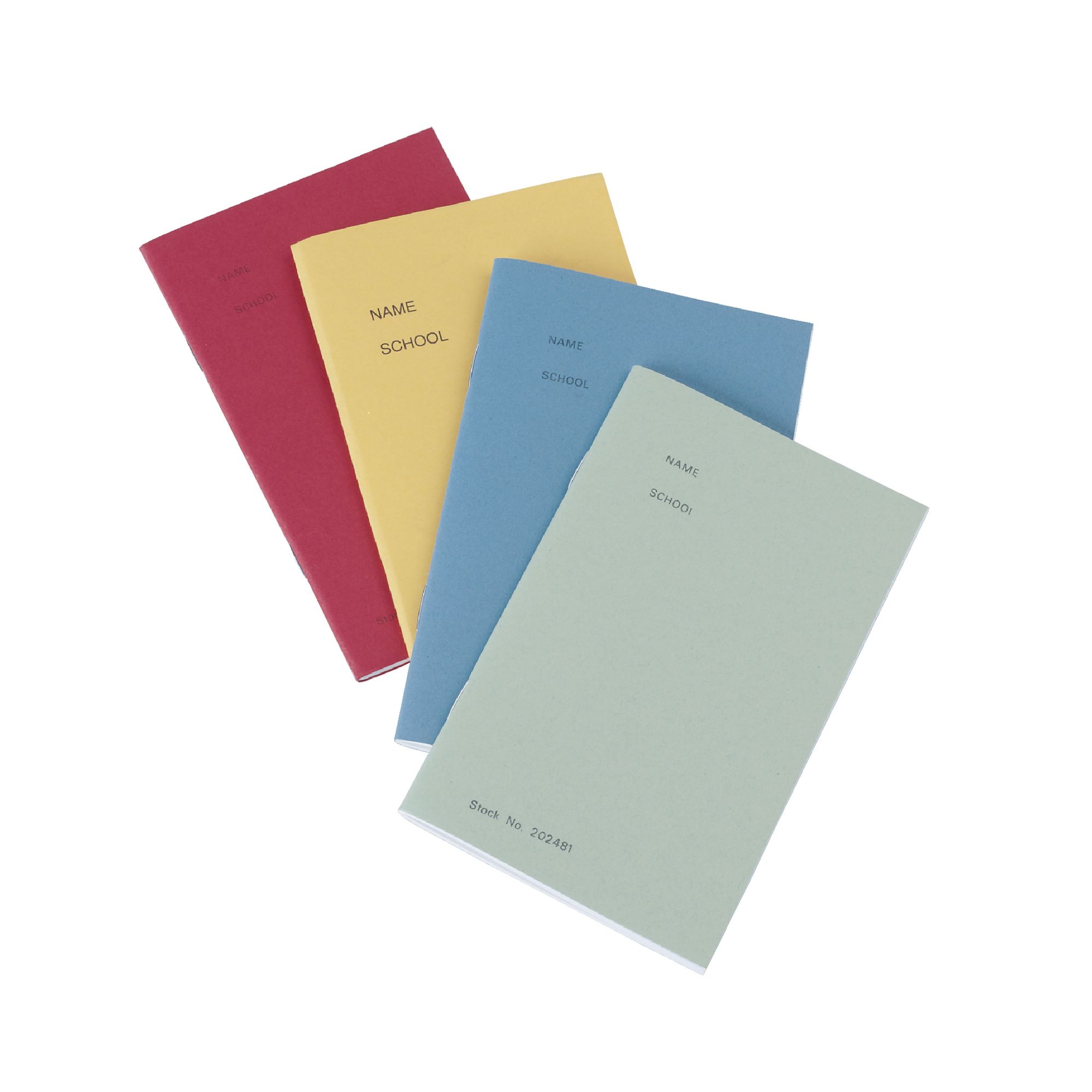 Vivid Blue 165 x 102mm Notebook 48-Page, 7mm Ruled - Pack of 100
